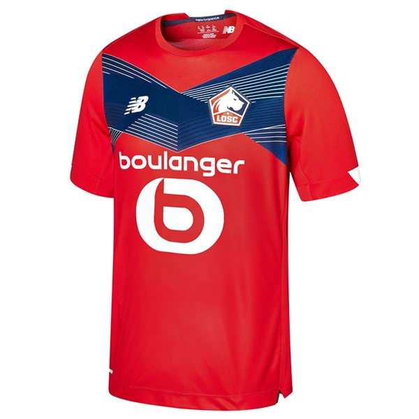 Tailandia Camiseta Lille 1ª Kit 2020 2021 Rojo
